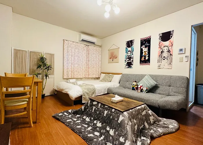 211Gblhouse,難波,道頓堀,黒門市場など主要観光地へすぐの好立地usjへもすぐ!駅から1分のおしゃれなお部屋!