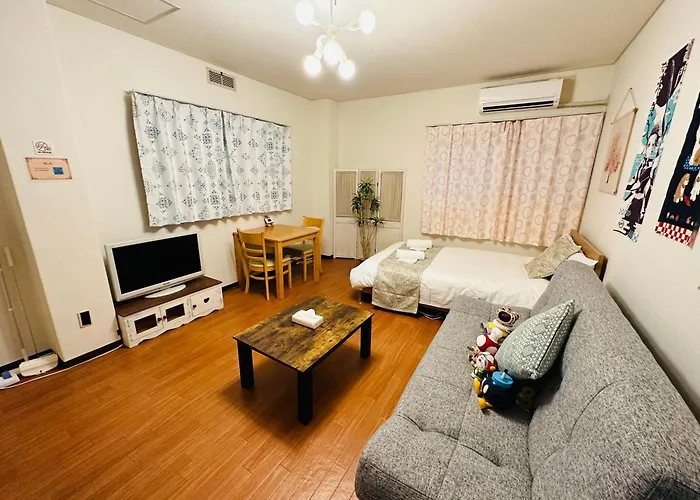 211Gblhouse,難波,道頓堀,黒門市場など主要観光地へすぐの好立地usjへもすぐ!駅から1分のおしゃれなお部屋!